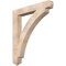 Ekena Millwork Thorton Arts & Crafts Smooth Bracket, Douglas Fir, 5 1/2"W x 42"D x 48"H BKT06X42X48THR03SDF - alternate 1